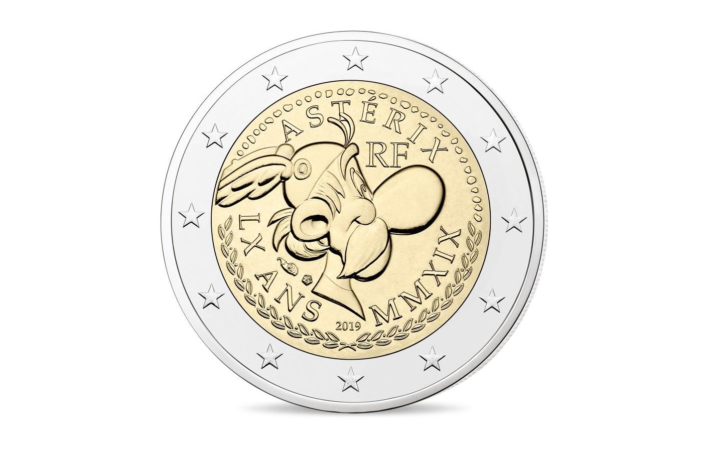 Pour les 60 ans d&rsquo;Astérix : une pièce de 2 euros