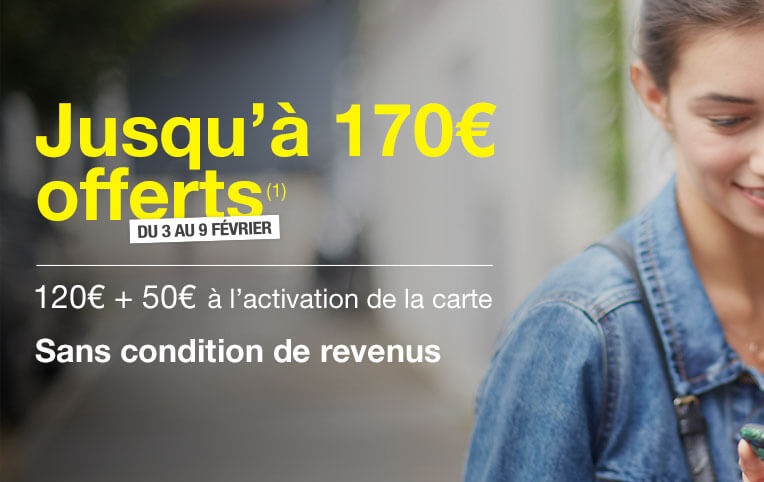 Monabanq offre une prime de bienvenue exceptionnelle de 170 euros
