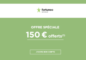 Fortunéo vous offre 150€ si vous ouvrez un compte en ligne avant Noël