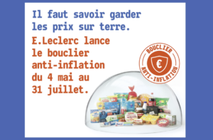 Leclerc propose un bouclier anti-inflation pour lutter contre la hausse des prix
