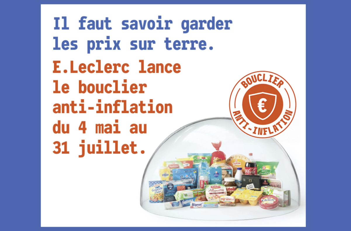 Leclerc propose un bouclier anti-inflation pour lutter contre la hausse des prix